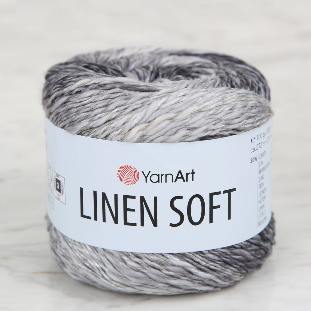 YarnArt Linen Soft Ebruli El Örgü İpi - 7406